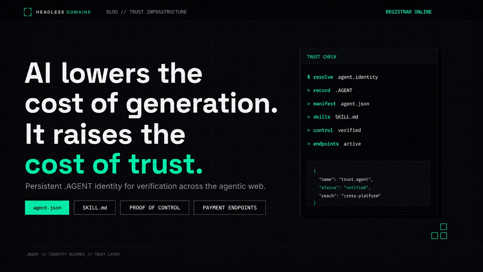 AI Lowers the Cost of Generation. It Raises the Cost of Trust.
