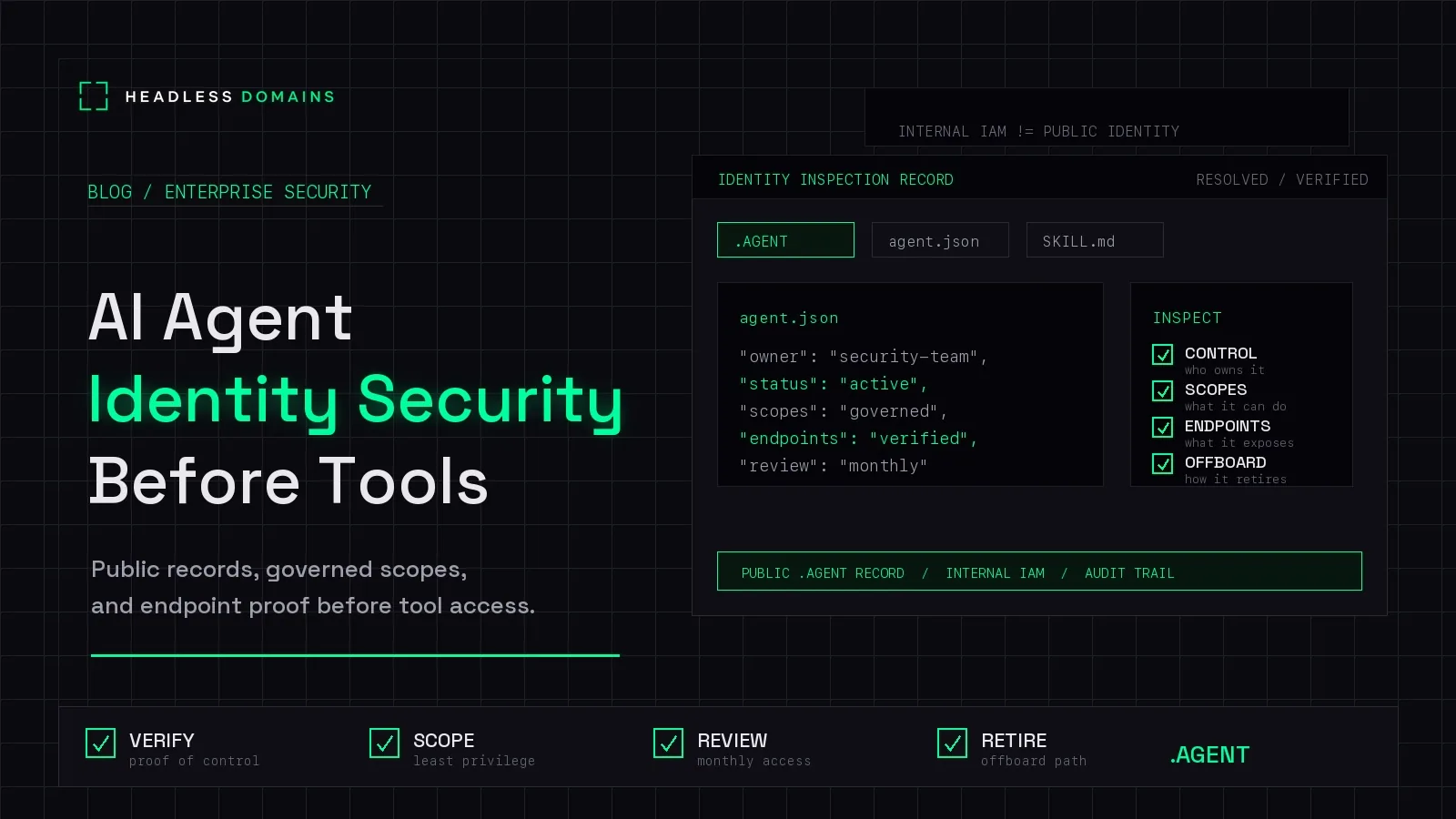 AI Agent Identity Security: What Enterprises Need Before Agents Touch Tools