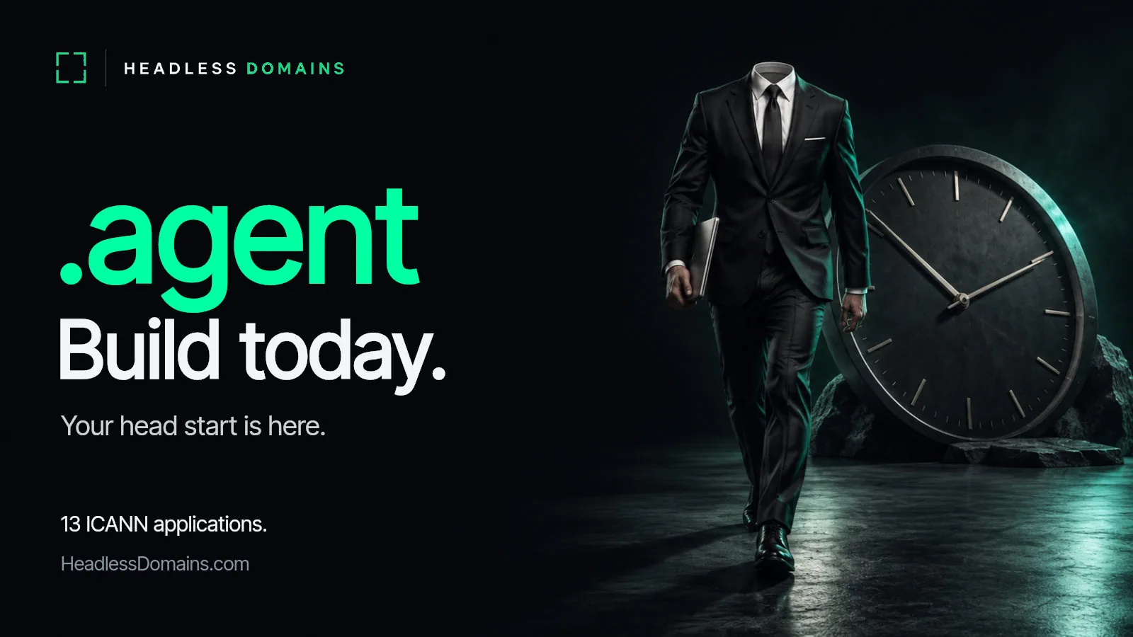 13 Bids for .agent. Your Agent Can Get to Work Today.