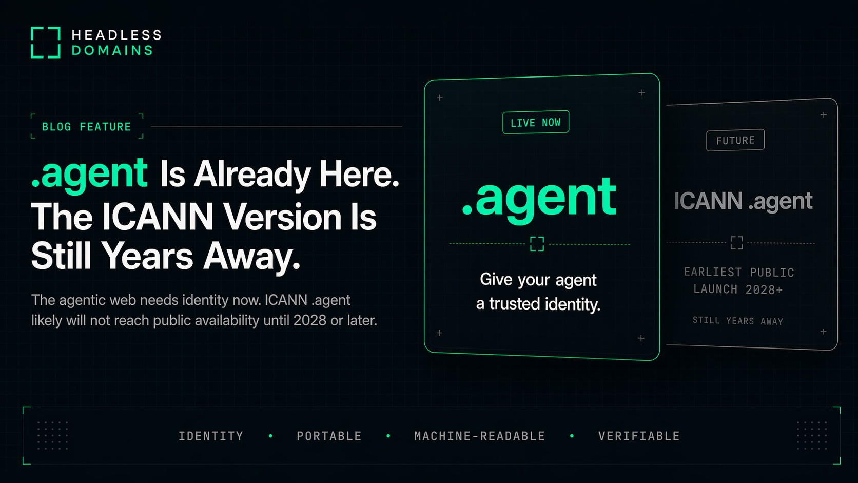 .agent Is Already Here. The ICANN Version Is Still Years Away