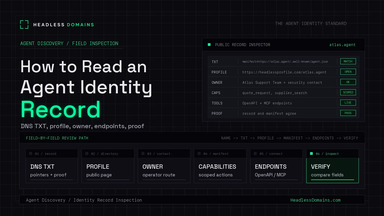 How to Read an Agent Identity Record